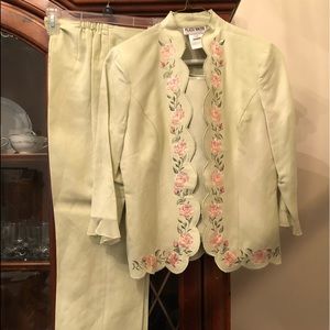 3 pc linen suit